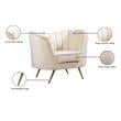 Meridian Furniture Margo Cream Velvet Chair