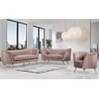 Meridian Furniture Margo Pink Velvet Sofa