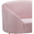 Meridian Furniture Ritz Pink Velvet Accent Chair