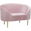 Meridian Furniture Ritz Pink Velvet Accent Chair