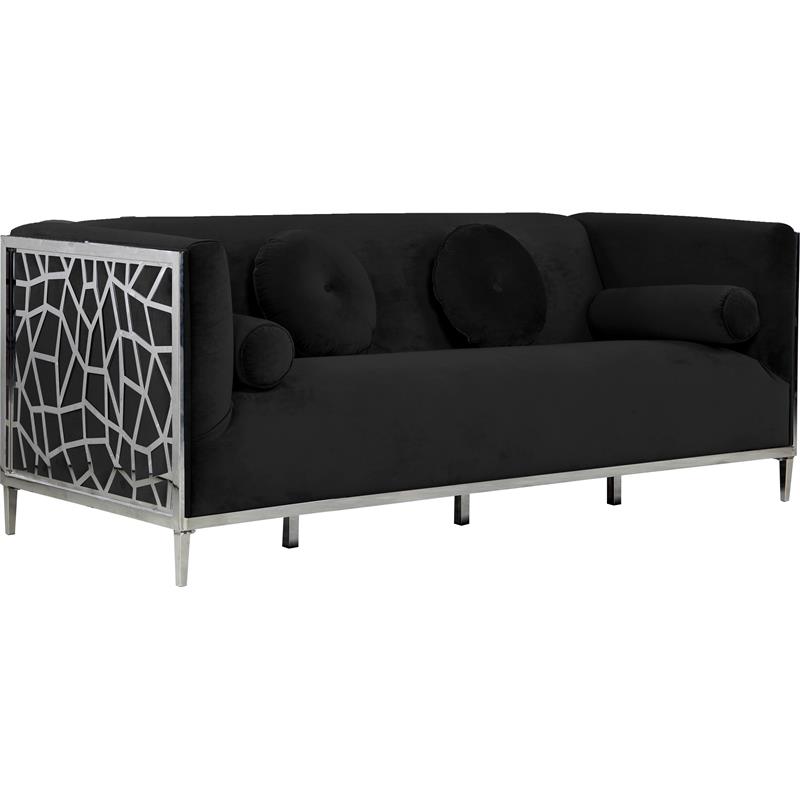 Meridian Furniture Opal Velvet Sofa Meridian Furniture Opal Velvet Sofa