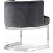 Meridian Furniture Gianna Grey Velvet Dining Chair