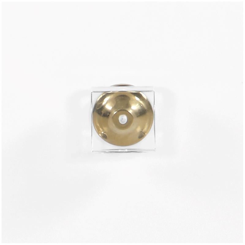 Meridian Furniture Lia Accent Table in Matte White/Acrylic