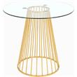 Meridian Furniture Gio Counter Height Table in Gold