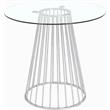 Meridian Furniture Gio Counter Height Table in Chrome