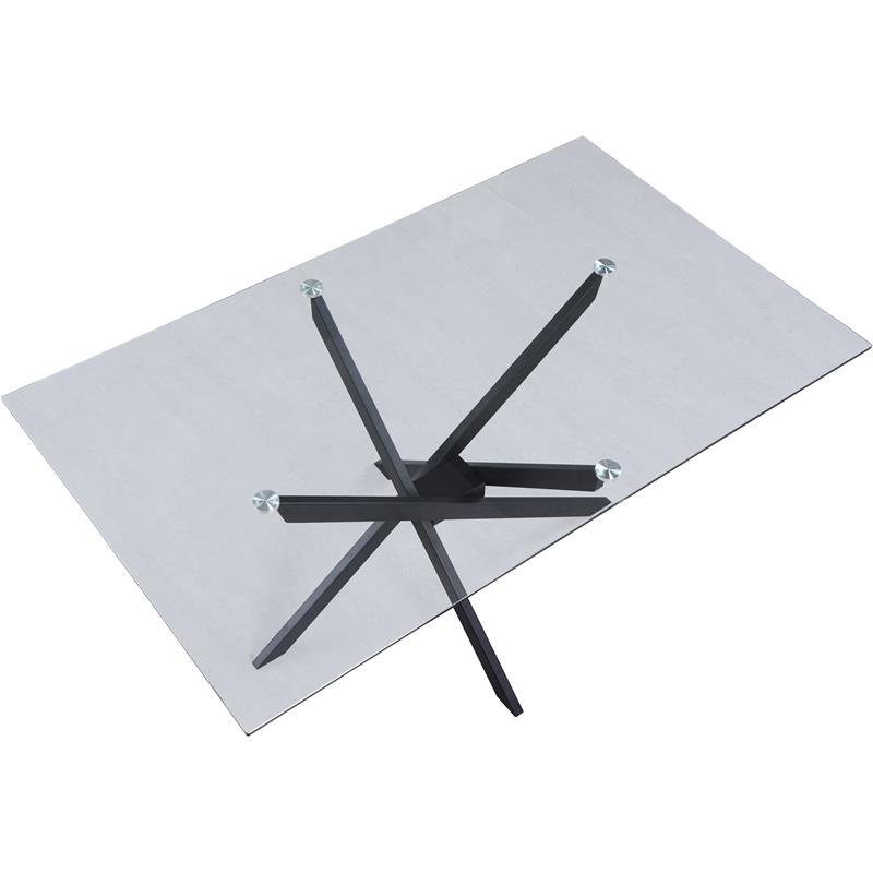 Meridian Furniture Xander Dining Table in Matte Black