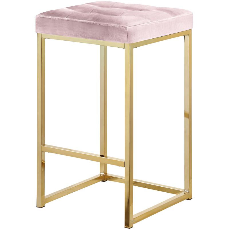 Meridian Furniture Nicola Velvet Counter Stool Meridian Furniture Nicola Velvet Counter Stool