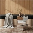 Meridian Furniture Haven Stacked Design Mirrored End Table