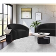 Meridian Furniture Damon White Metal Top End Table with Matte Black Metal Base