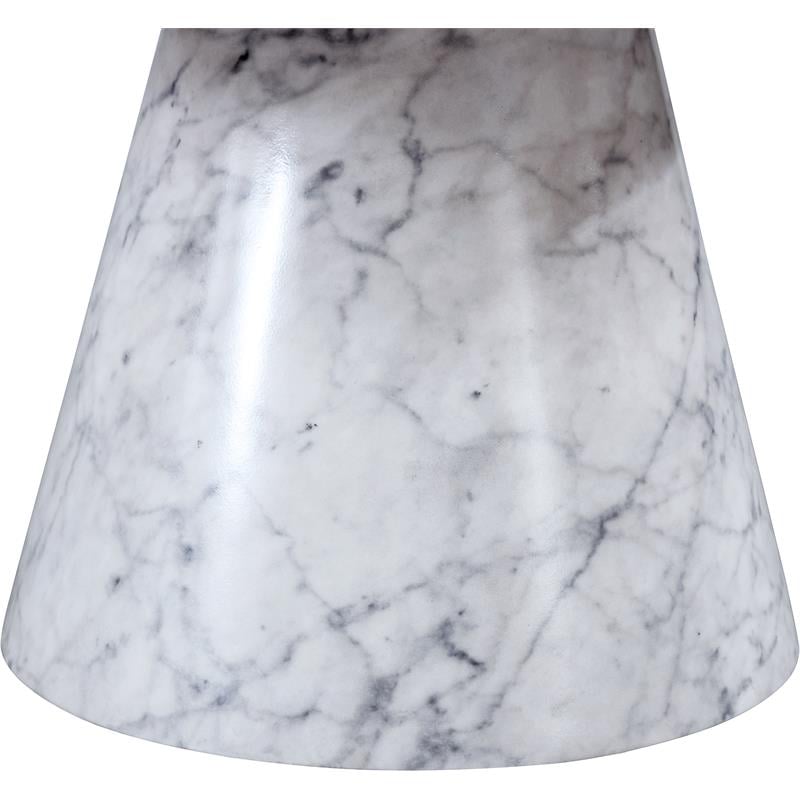 Meridian Furniture Omni White Faux Marble 36