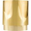 Meridian Furniture Jazzy Gold Stainless Steel Drum End Table