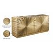 Meridian Furniture Golda Gold Leaf Sideboard and Buffet