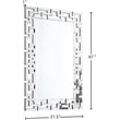 Meridian Furniture Aria Geometric Designed Mirror