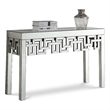 Meridian Furniture Aria Mirrored Geometric Designed Console Table