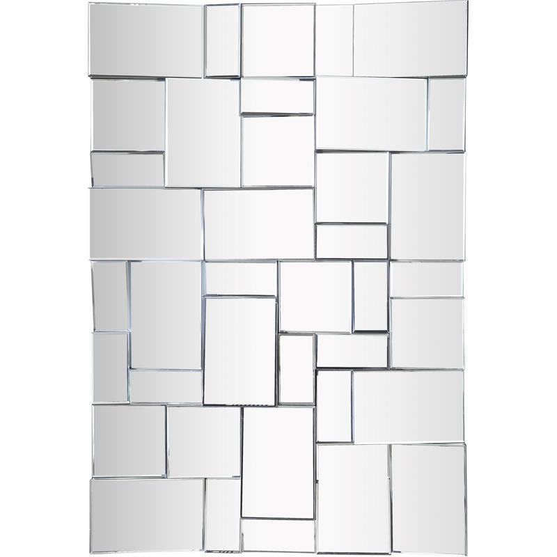 Meridian Furniture Action Geometric Designed Mirror