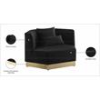Meridian Furniture Marquis Black Velvet Chair