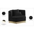 Meridian Furniture Marquis Black Velvet Chair