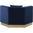 Meridian Furniture Marquis Navy Velvet Chair