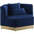 Meridian Furniture Marquis Navy Velvet Chair