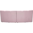 Meridian Furniture Infinity Pink Velvet 2pc. Modular Sectional