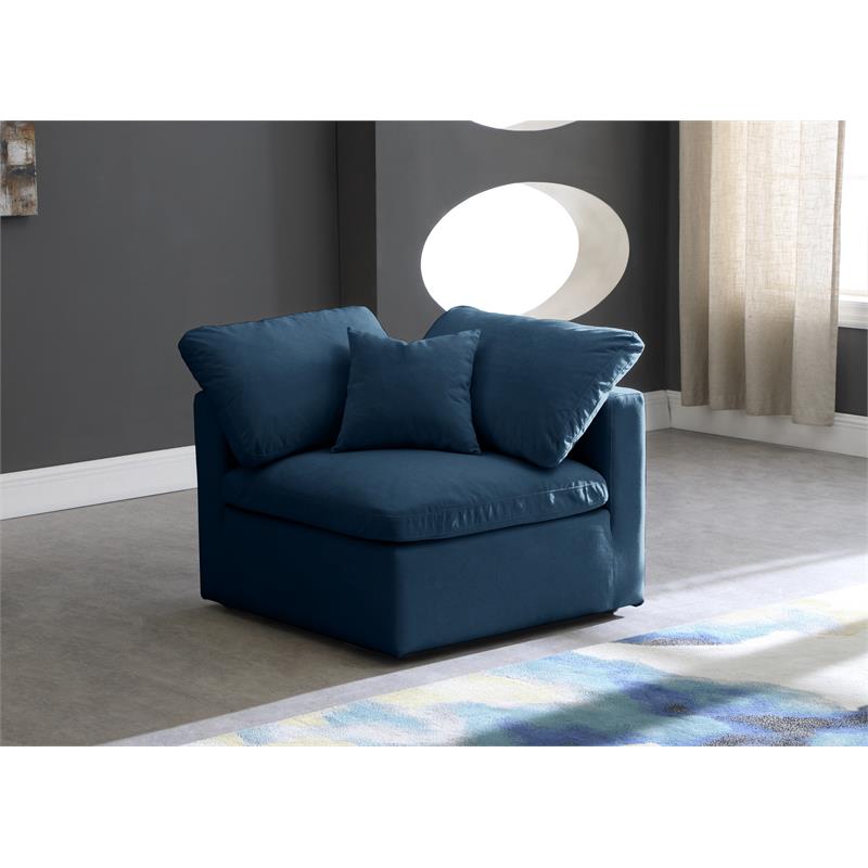 plush corner chair