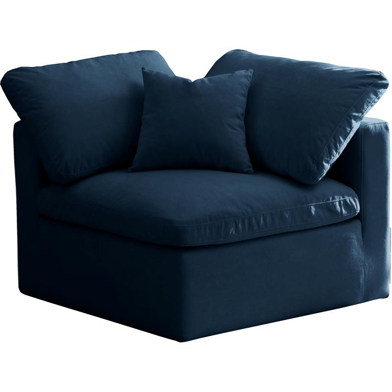 plush corner chair