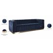 Meridian Furniture Marlon Navy Velvet Sofa