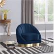 Meridian Furniture Shelly Navy Velvet Chair