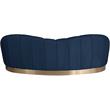 Meridian Furniture Shelly Navy Velvet Sofa