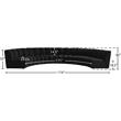 Meridian Furniture Infinity Black Velvet 6pc. Modular Sectional