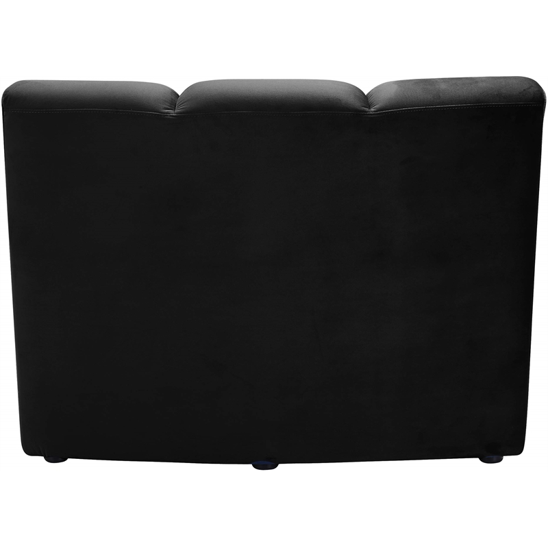 Meridian Furniture Infinity Black Velvet Modular Chair