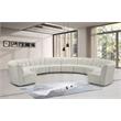 Meridian Furniture Infinity Cream Velvet 10pc. Modular Sectional
