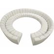 Meridian Furniture Infinity Cream Velvet 12pc. Modular Sectional
