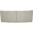 Meridian Furniture Infinity Cream Velvet 2pc. Modular Sectional