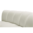 Meridian Furniture Infinity Cream Velvet 4pc. Modular Sectional
