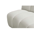 Meridian Furniture Infinity Cream Velvet 4pc. Modular Sectional