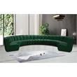 Meridian Furniture Infinity Green Velvet 9pc. Modular Sectional