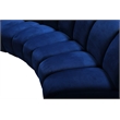 Meridian Furniture Infinity Navy Velvet 2pc. Modular Sectional