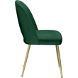 Meridian Furniture Logan Green Velvet Dining Chair (Set of 2)