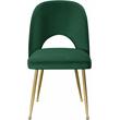 Meridian Furniture Logan Green Velvet Dining Chair (Set of 2)