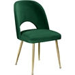 Meridian Furniture Logan Green Velvet Dining Chair (Set of 2)