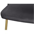 Meridian Furniture Logan Gray Velvet Dining Chair (Set of 2)