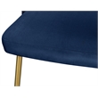 Meridian Furniture Logan Navy Velvet Dining Chair (Set of 2)
