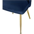 Meridian Furniture Logan Navy Velvet Dining Chair (Set of 2)
