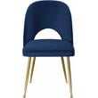 Meridian Furniture Logan Navy Velvet Dining Chair (Set of 2)
