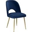 Meridian Furniture Logan Navy Velvet Dining Chair (Set of 2)