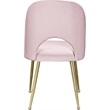 Meridian Furniture Logan Pink Velvet Dining Chair (Set of 2)