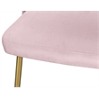 Meridian Furniture Logan Pink Velvet Dining Chair (Set of 2)