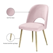 Meridian Furniture Logan Pink Velvet Dining Chair (Set of 2)