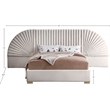 Meridian Furniture Cleo Cream Velvet King Bed